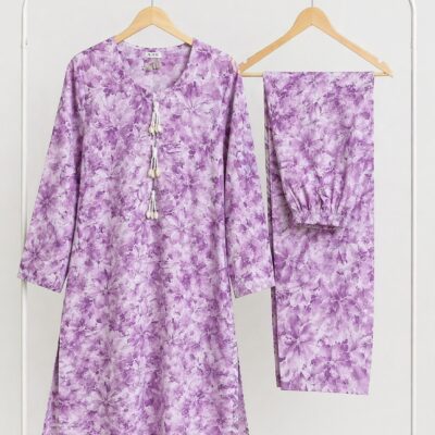 Digital Printed Lawn 2-Piece Stitched Suit