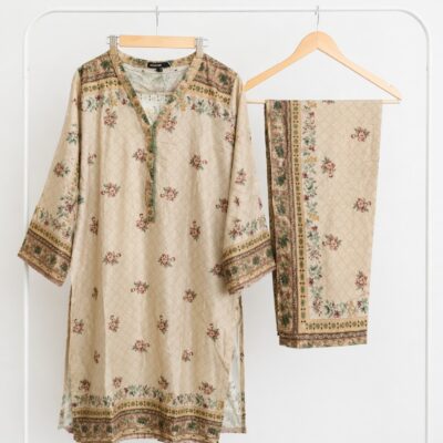 Khaddi Lawn Digital Printed 2-Piece Stitched Suit