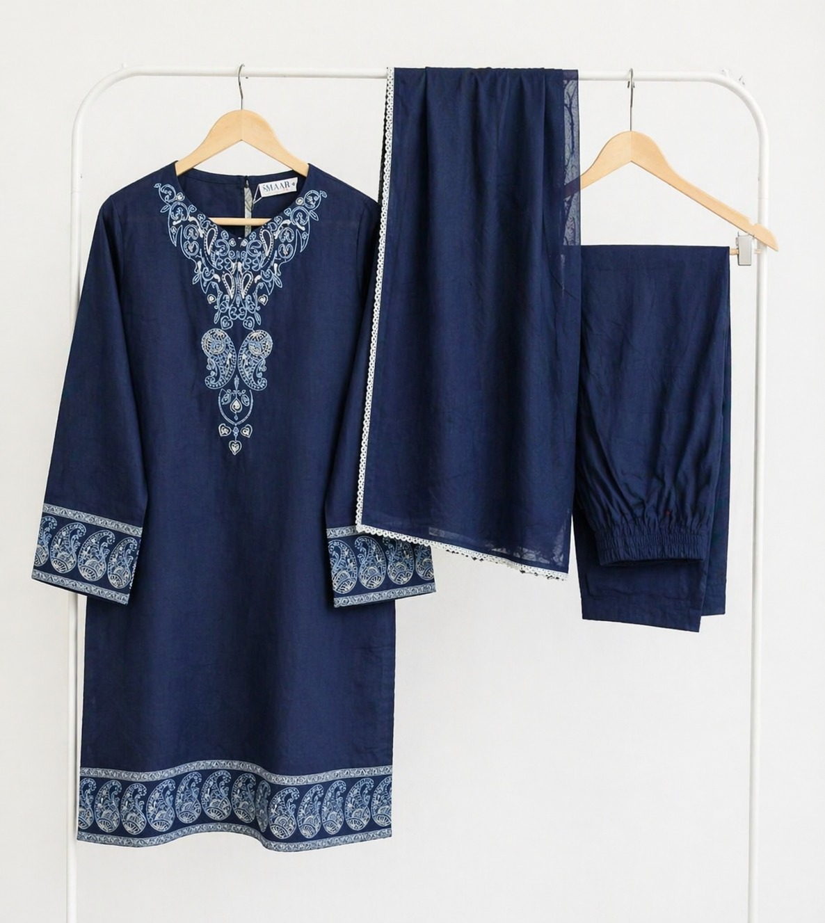 Lawn Embroidered 3-Piece Stitched Suit